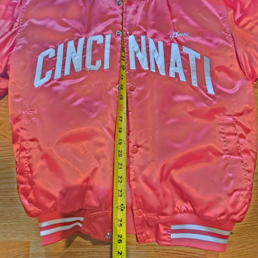Cincinnati Reds Satin Jacket - Picture 3 of 6